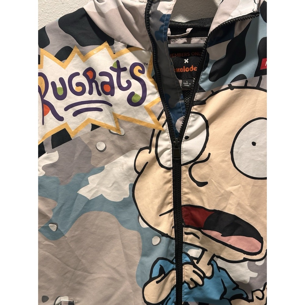 Members Only X Nickelodeon Men's Rugrat Windbreaker Sz Large - Picture 2 of 10
